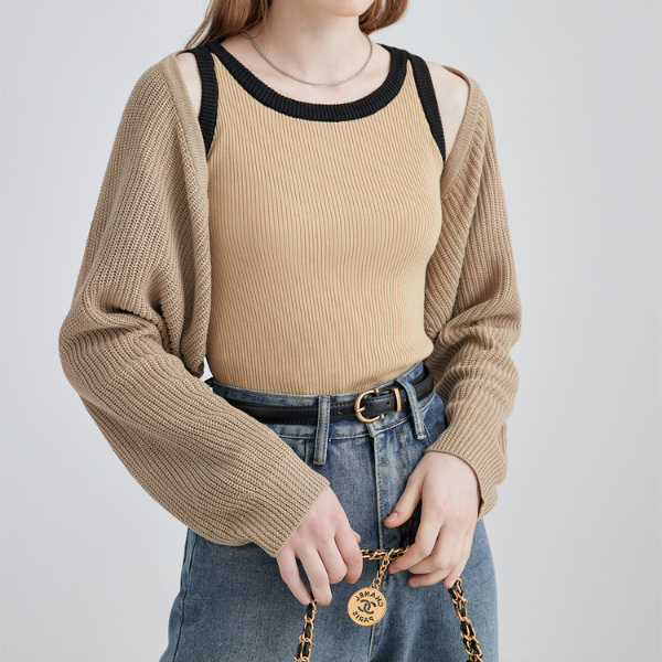 タンクトップ+ショールアンサンブル X-219