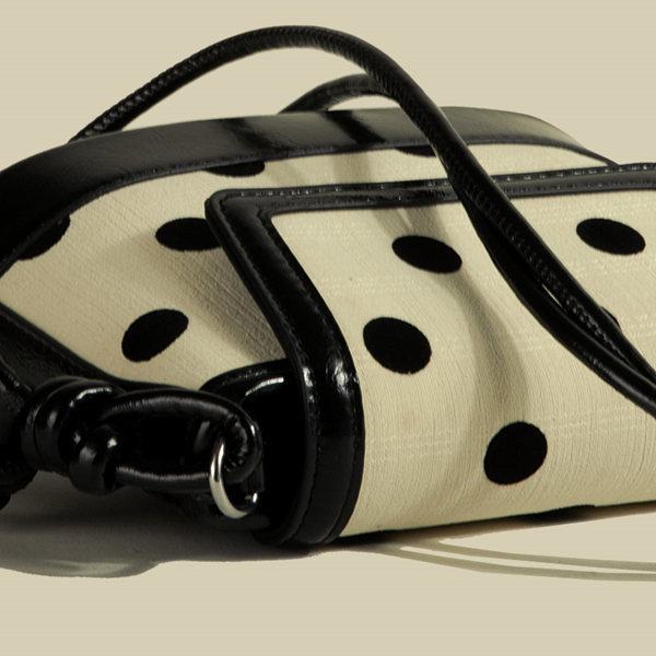 【3color】ポルカドットスクエアショルダーバッグ　Z00485