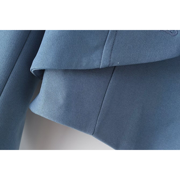 【2color】レイヤード風シングルブレストショートジャケット Z00156