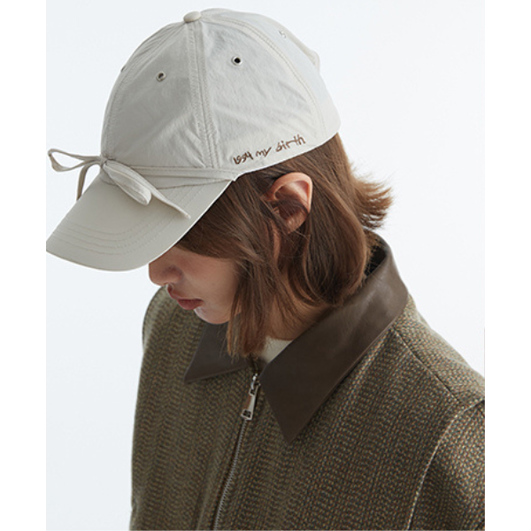 【2color】フロントリボンベースボールキャップ Z00133