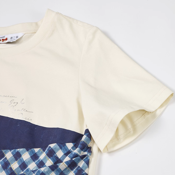 ゴッホと歩くアートTシャツ《Z01059》