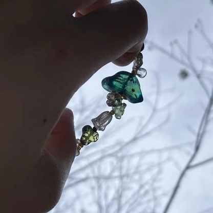 フラワー＆バードモチーフブレスレット　Z00521