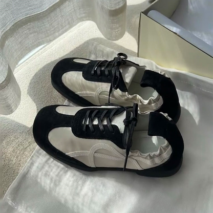 バイカラーフラットスニーカー　Z00445