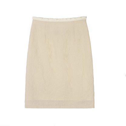 リボン＆立体フラワーAラインスカート《Z00821》