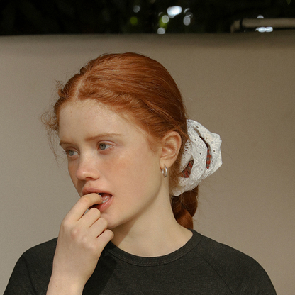 【3pattern】大きなフリルのヘアアクセサリー《Z00820》