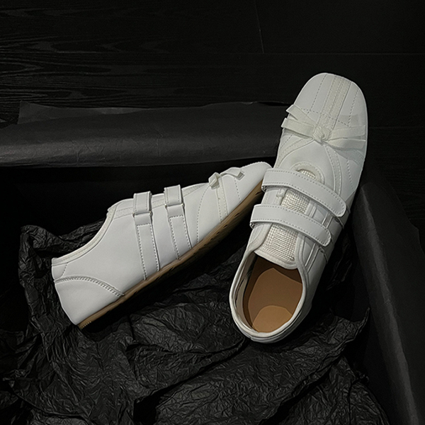 【3color】フロントリボンベルクロスニーカー　Z00480