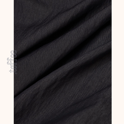 幻想チュールのノースリーブブラックワンピース《Z01061》