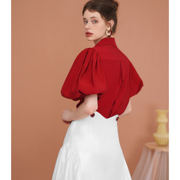 【2color】Vカットストラップワンピース X-185