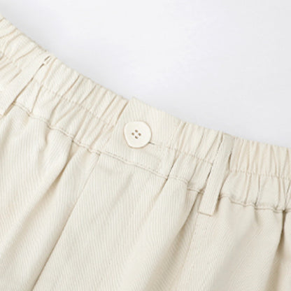 【2color】ワイドレッグコットンミディスカート Z00250