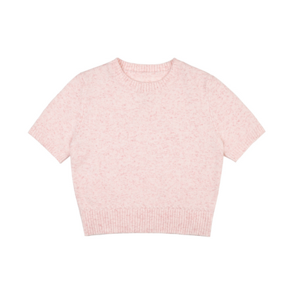 【2color】フラワー刺繍入りリブ編みセットアップカーディガン《Z00831》