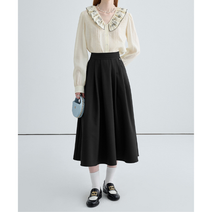 ドールカラーフレンチレースブラウス Z00029