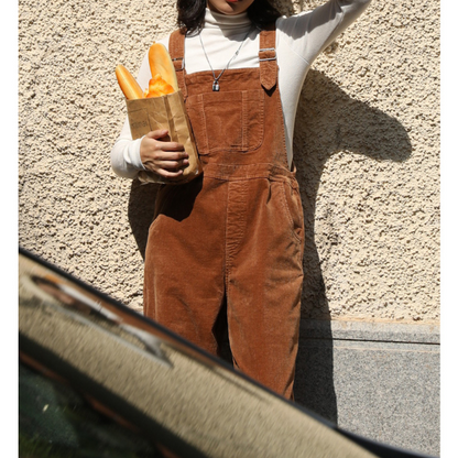 コーデュロイオーバーオール w-036