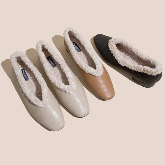 【３color】インナーボアローヒールパンプス w-129