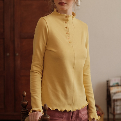 ハーフハイネックボトミングトップ　Z00496