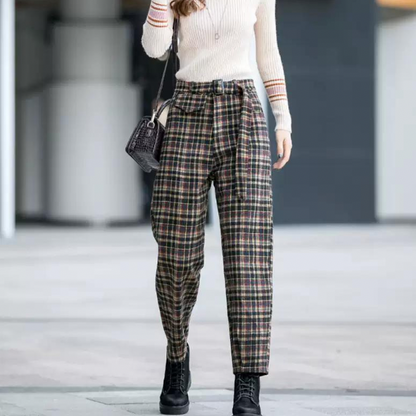 【２color】マルチチェックパンツ AU-456