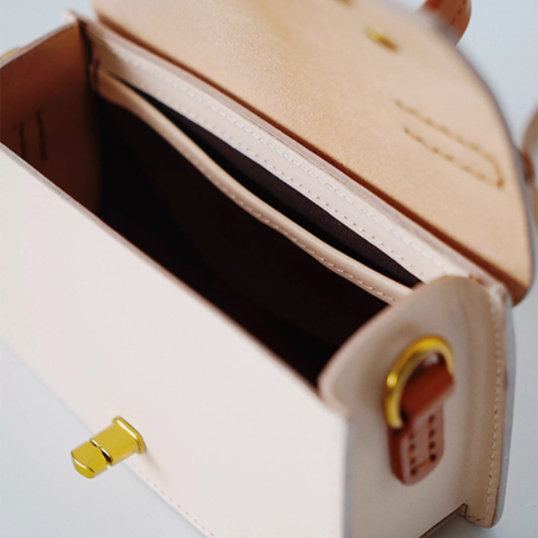 【5color】バイカラースクエアショルダーバッグ《Z00893》