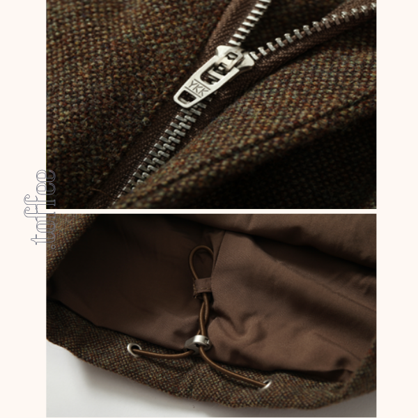 レースパッチワークウールパンツ 《Z00637》