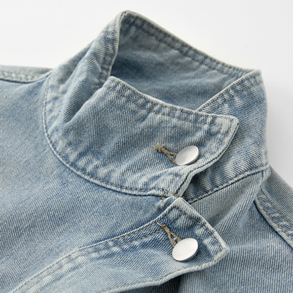 フロントイレギュラーデニムジャケット X-227