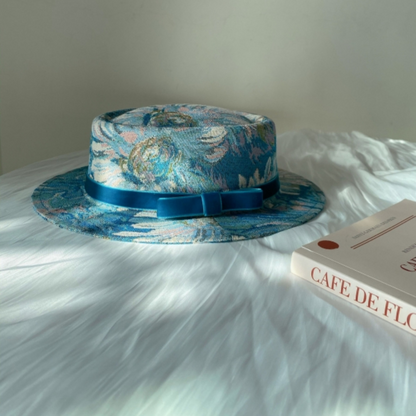 【3color】ゴブラン織り花柄ヴィンテージハット Z00058