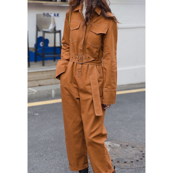 カジュアルオールインワン w-040