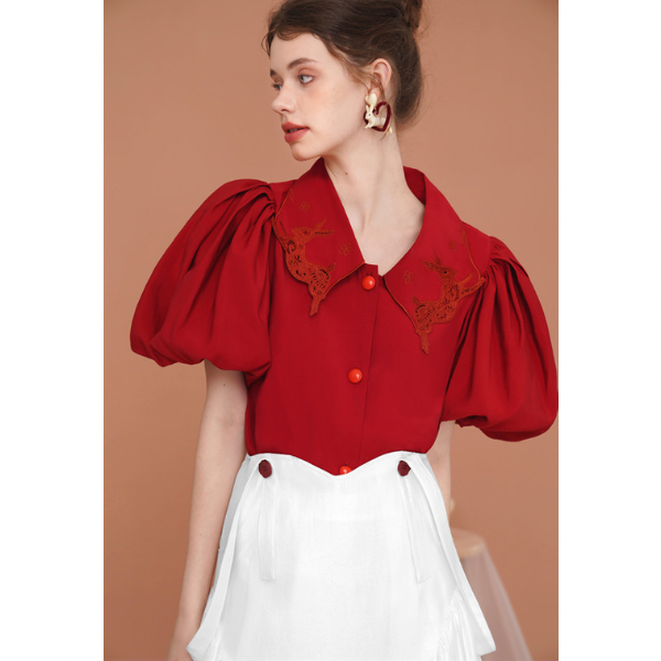 【2color】Vカットストラップワンピース X-185