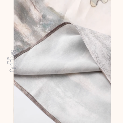 淡彩タッチミディワンピース《Z01037》