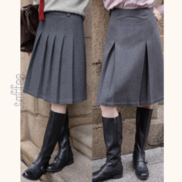 【2color】静寂に揺れるプリーツの余韻《Z01172》