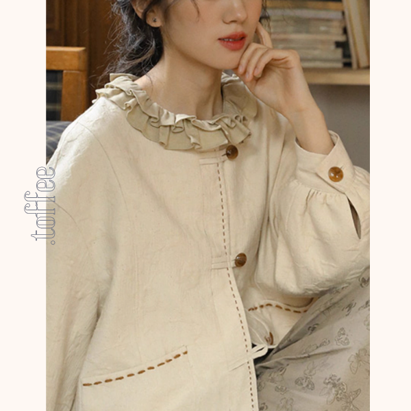 ステッチが奏でる温もりジャケット《Z01140》