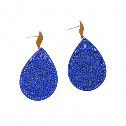 【３color】ウォーターマークカットアウトピアス AU-278