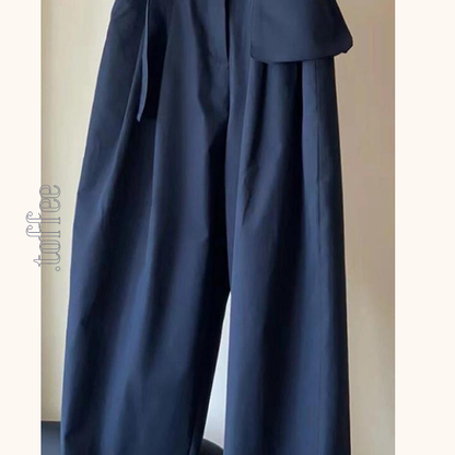 ウエストポーチ付きロングカジュアルパンツ　Z00415