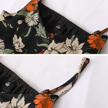 フローラルプリントキャミワンピース《Z00997》