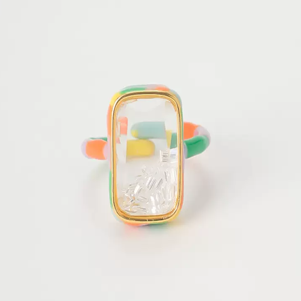カラフルアジャスタブルリング　Z00416