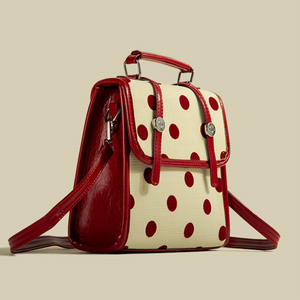【3color】ポルカドット2way スモールバッグ　Z00484