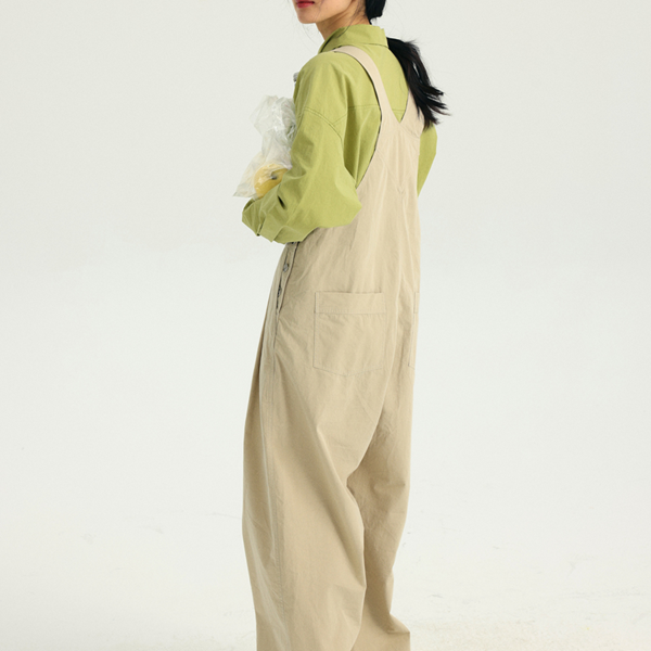 【2color】ラージカラーオーバーサイズコットンシャツ　《Z00726》