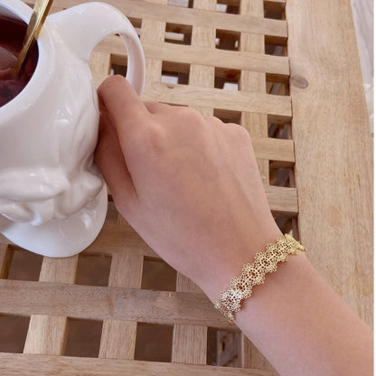 レースモチーフバングル　　su0060