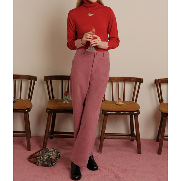 【3color】コーデュロイストレートパンツ  Z00081