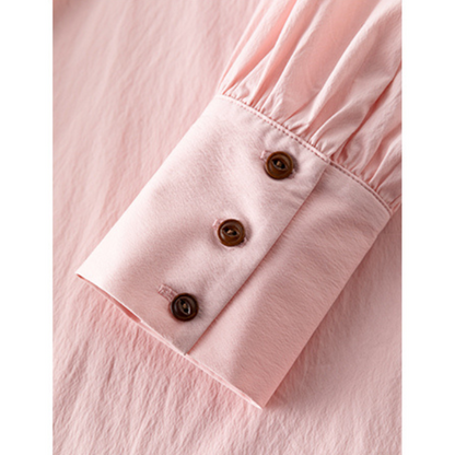 【2color】不規則でニッチなハイネックシャツ Z00095