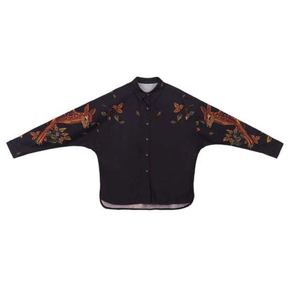 ナイトフォレストシャツブラウス C0074