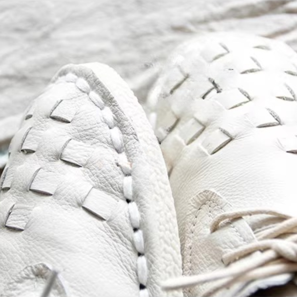 【4color】フリルカットのメッシュ編みシューズ《Z01362》