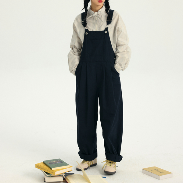 【2color】ラージカラーオーバーサイズコットンシャツ　《Z00726》