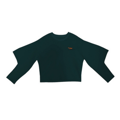 【２color】フォックス刺しゅうのバッグスリーブトップス AU-463