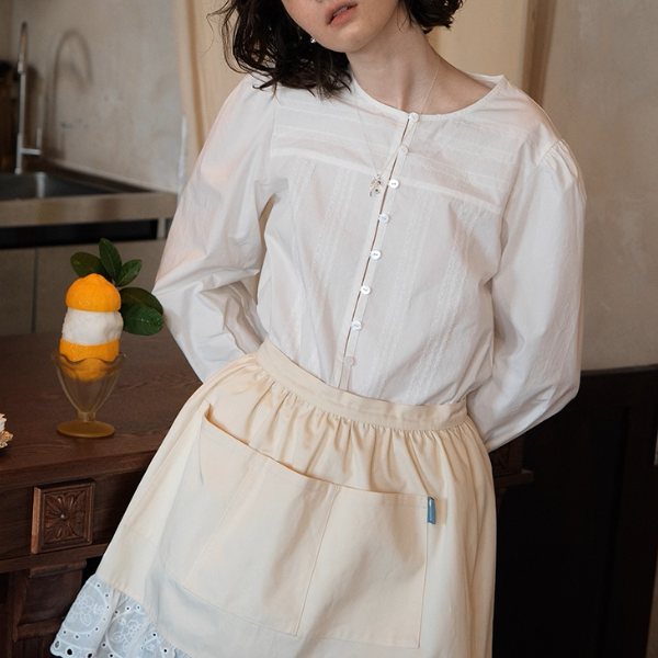 記憶のアトリエのピュアリボンブラウス《Z01157》