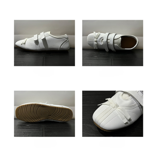 【3color】フロントリボンベルクロスニーカー　Z00480