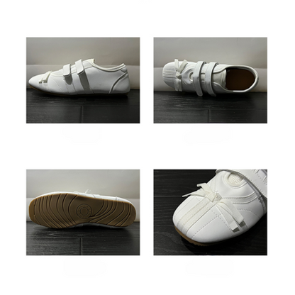 【3color】フロントリボンベルクロスニーカー　Z00480