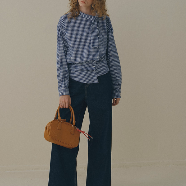 青の余韻とショールカラーの記憶《Z01164》