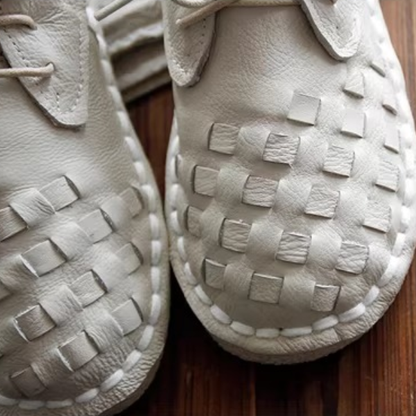 【4color】フリルカットのメッシュ編みシューズ《Z01362》