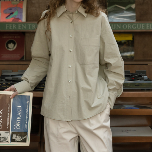 【２color】バックカットアウトブラウス w-149