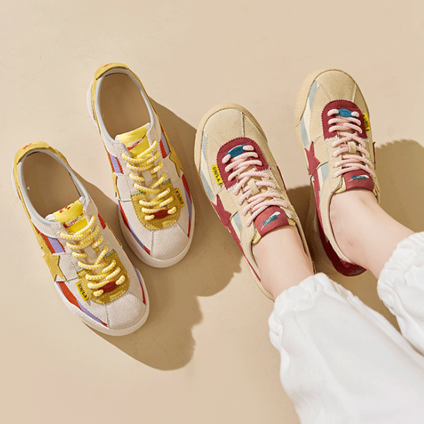 【2color】スウェードスタースニーカー X-118