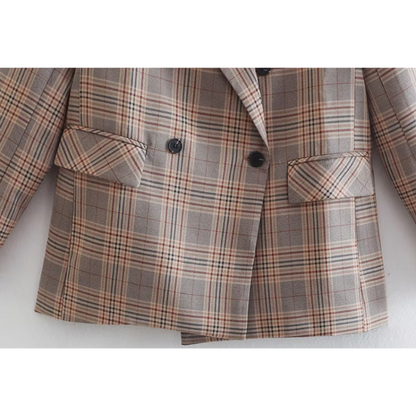 タータンチェックオッドジャケット Z00155