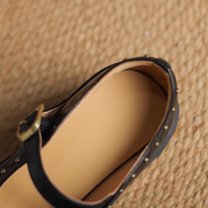 【3color】レトロ可愛い厚底メリージェーンシューズ《Z01099》